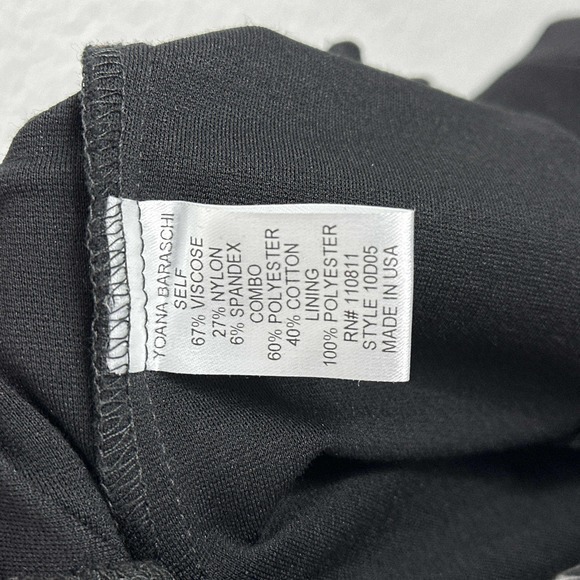 Yoana Baraschi Dress Womens Size 6 Polka Dot Color Block A-Line Career Business - Picture 9 of 9